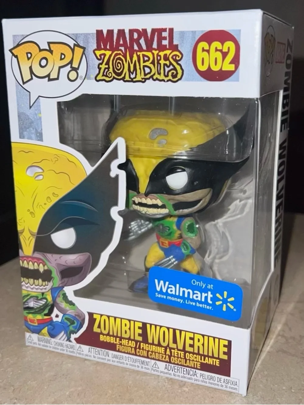 Funko Pop! Marvel Zombies #662 Zombie Wolverine - Yellow, Black & Green